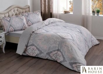 Купить Двуспальный евро комплект TAC Vales Pink Сатин 166788