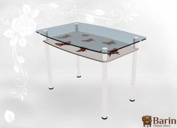 Купить Стеклянный стол Бабочки 118375