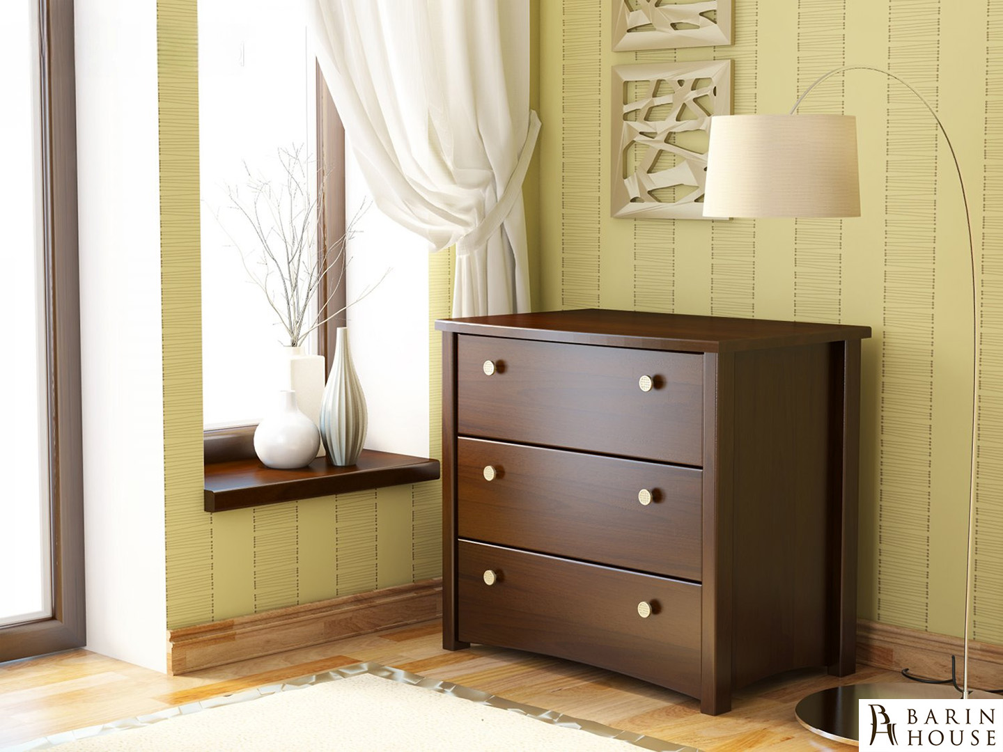 Купить Комод Вега орех темный 334382 photo 2