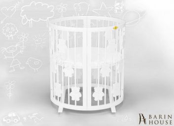 купити Овальна ліжечко трансформер Baggebed 9 в 1 з ведмедиками 158653