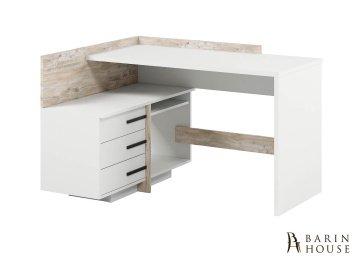 Купить Стол компьютерный Эстет (белый/дуб Клондайк) 306967