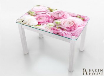 Купить Кухонный стол Boston Пионы 226606