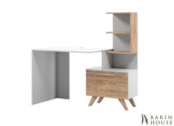 купити Письмовий стіл Тейс (білий/дуб Канзас) 306975