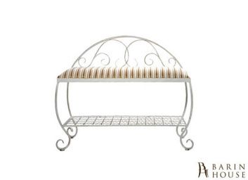 Купить Кованая банкетка-пуфик Вензель 147635