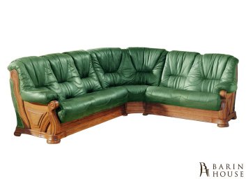 Купить Угловой кожаный диван Кардинал 264016