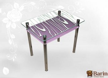 Купить Стеклянный стол Сиреневый бриз 118253