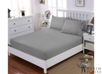 купити Натяжная простынь U-TEK Hotel Collection Cotton Melange Grey 180425