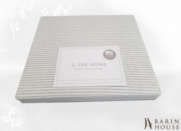 купити Натяжная простынь U-TEK Hotel Collection Cotton Stripe Grey 10 163990