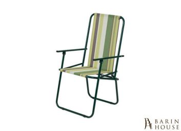 купити Стілець Дачний (текстиль зелена смуга) 187438