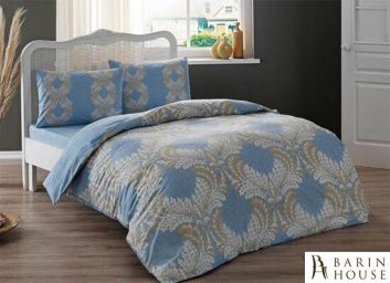 Купить Двуспальный евро комплект TAC Dulce Blue Ранфорс 164851