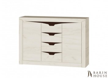 Купить Комод Либерти 140 (дуб крафт белый) 238640