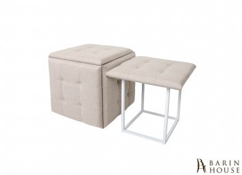 Купить Пуф Куб 5 в 1 (светлый беж) 253992