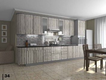 Купить Кухня Квадрис Дуб Португальский 136828