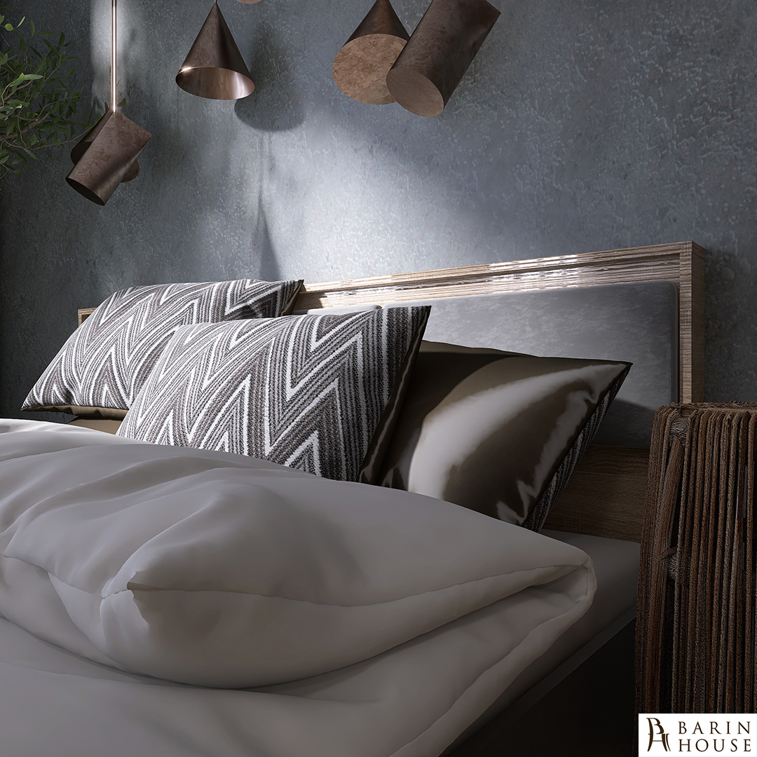 Купить Кровать Сити 140 (дуб сонома/графит) 338770 photo 2