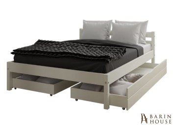 Купить Кровать Миранти (аляска, слоновая кость, венге) 261396