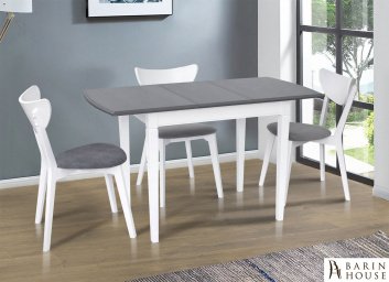 Купить Стол обеденный Карат (серый/белый) 305320