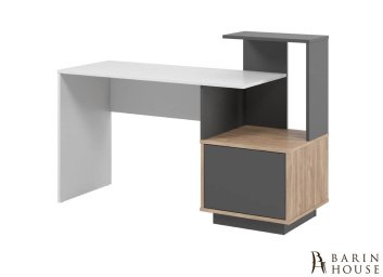 Купить Письменный стол Криспер (атрацит/дуб Канзас/белый) 307471