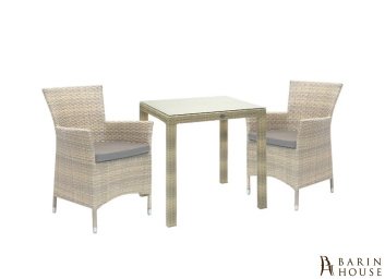 Купить Столовый комплект Wicker Beige (2 кресла) 304365