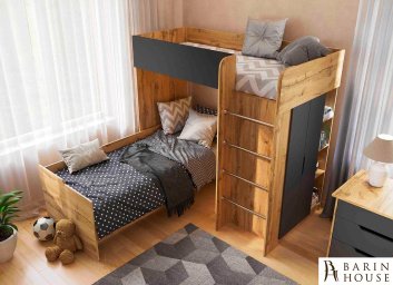 купити Ліжко-кімната № 3 з ліжком тахо/графіт 275216