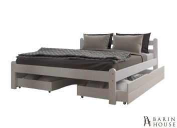 Купить Кровать Империя (аляска, слоновая кость, венге) 276366