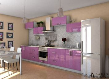 Купить Кухня Гламур лиловый металлик 131689