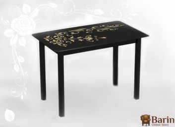Купить Стеклянный стол Монарх Черный зефир 122511