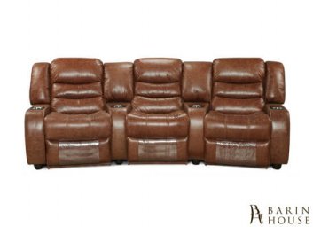Купить Диван трехместный Честер кожа (кинотеатр) 199205