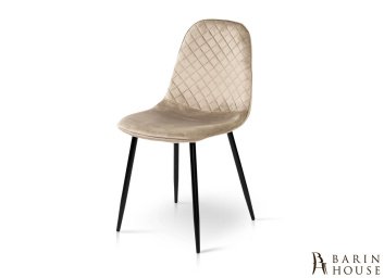 купити Стілець Марс (чорний/велюр мокрий пісок) 313409