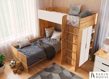 Купить Кровать-комната № 3 с кроватью тахо/белый 275158