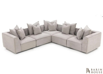 купити Диван кутовий нерозкладний з подушками 326808