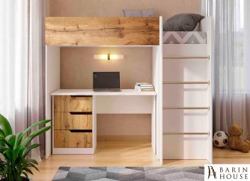 Купить Кровать-комната № 3 со столом белый/тахо 275266