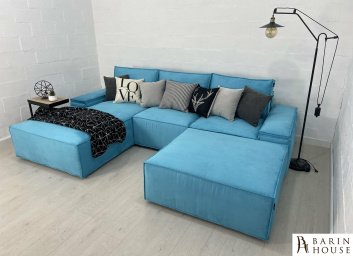 Купить Диван угловой с пуфом Fash с механизмом трансформации тик-так 310858