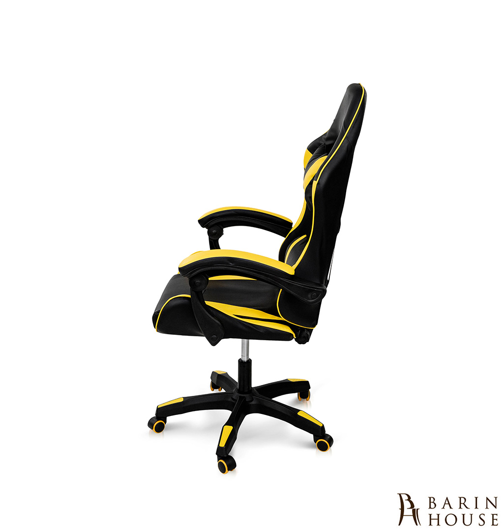 Купить Стул геймерский Слим черно-желтый 336247 photo 1