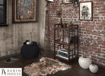 Купить Стелаж Брайтон 3 поличковий 168223