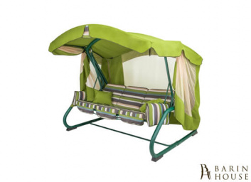 купити Гойдалки Аліса (Дралон Горизонтальна смуга) в подарунок Крісло-гойдалка 187218