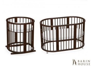 Купить Овальная кроватка 8в1 Ovalbed Venge Premium 38mm 158747