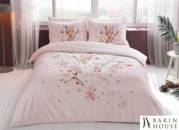Купить Полуторный комплект TAC Martha Pembe Сатин / простынь на резинке 165022