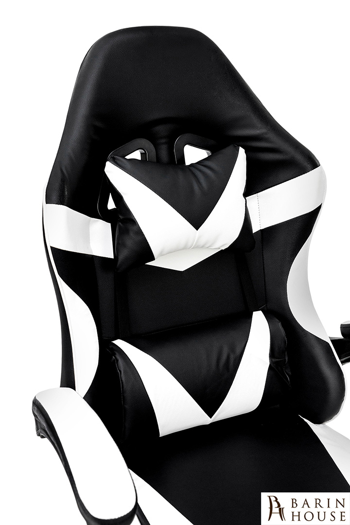 Купить Стул геймерский Слим черно-белый 336232 photo 9