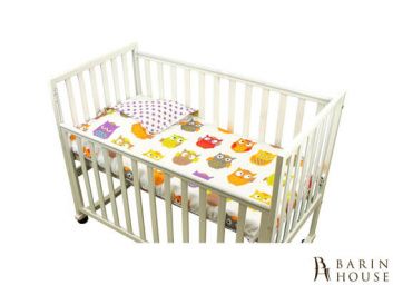 купити Покривало дитяче двостороннє стеганное Сови 178252