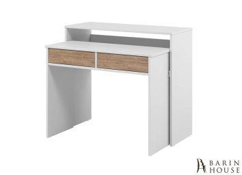 Купить Письменный стол Компакт (белый/дуб Канзас) 307315
