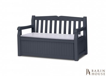 купити Крамниця-скринька для зберігання EDEN BENCH 265 л, графіт/світло-сірий 255056