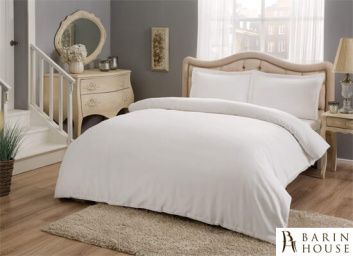Купить Двуспальный евро комплект TAC Basic White Сатин 166063