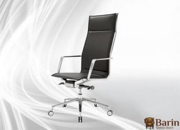 купити Крісло офісне алюмінію високий шкіра (механізм) 122744