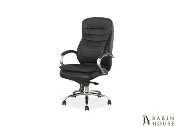 Купить Кресло поворотное Q-154 черная экокожа 270144