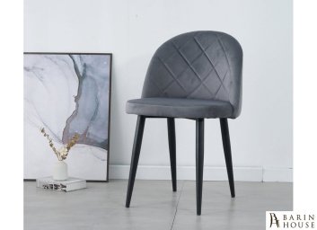 Стул LULU черный каркас/серый 310422 barin.ua Купить Стул LULU черный каркас/серый 310422