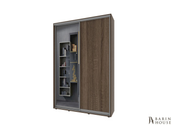 Купить Шафа-купе 2 двері ДСП/дзеркало Класик-1 (160х240х45) Дуб сонома трюфель 328199