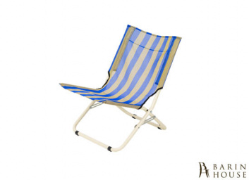 купити Шезлонг Мини (текстилен сине-желтая полоса) 187249