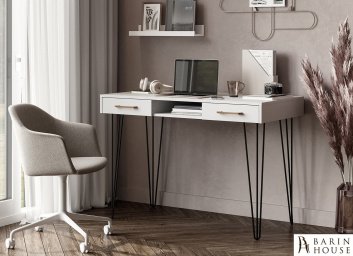 Купить Стол письменный Loft-4 (белый) 311340