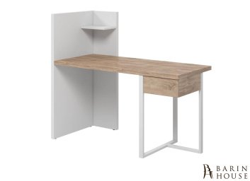 Купить Письменный стол Спейс (белый/дуб Канзас) 307440