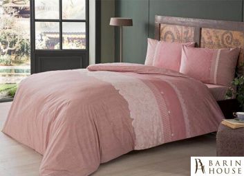 Купить Двуспальный евро комплект TAC Marlie Pink Ранфорс 164857